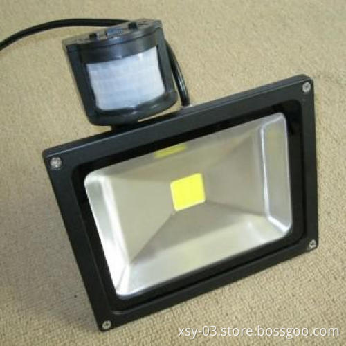 Outdoor IP65 10W to 200W motion sensor led flood light with CE RoHS